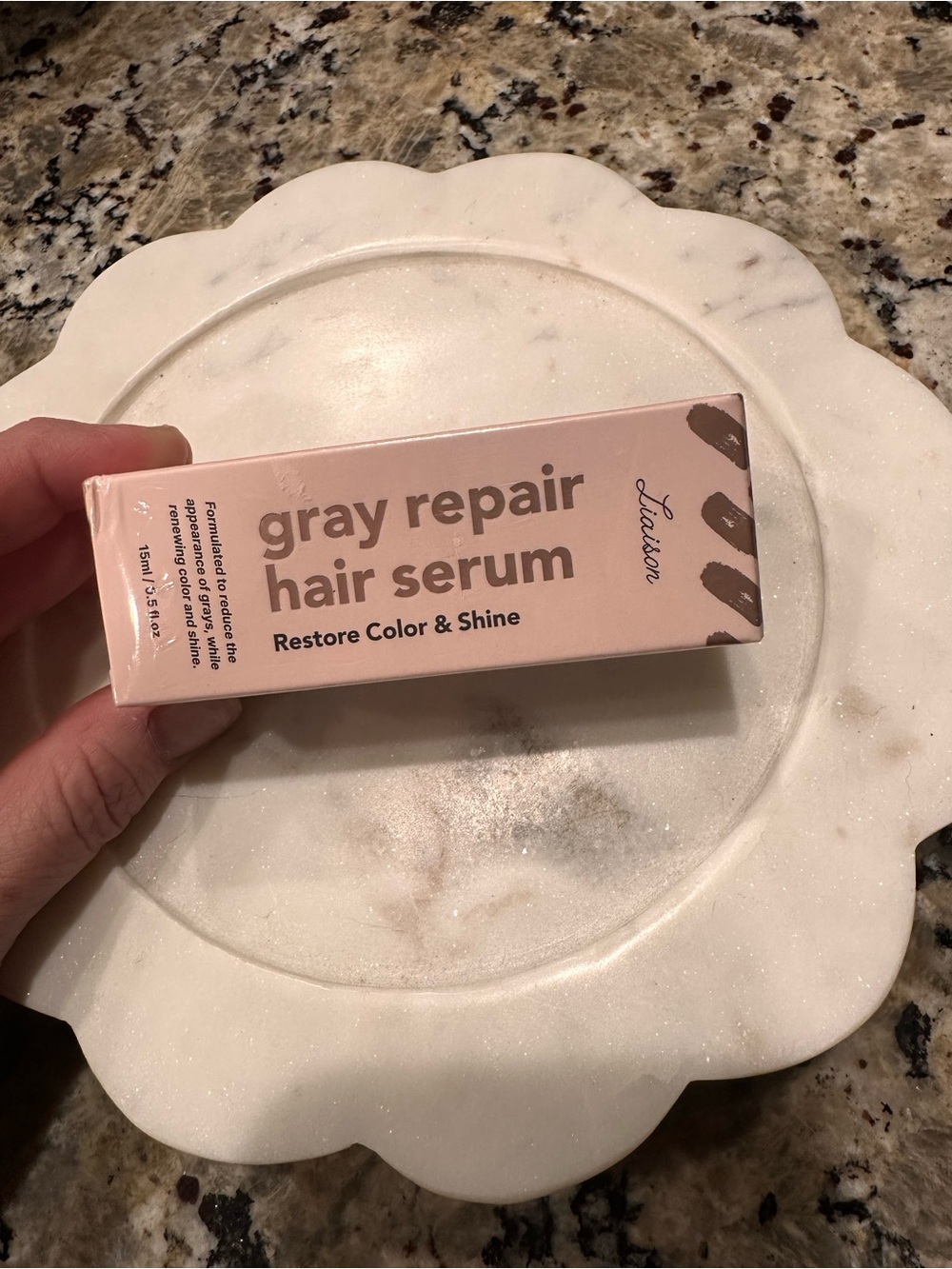 Liaison Gray Repair Hair Serum (15ml) – Brand New & Sealed!